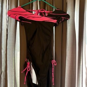 OP Black and Pink Swimsuit